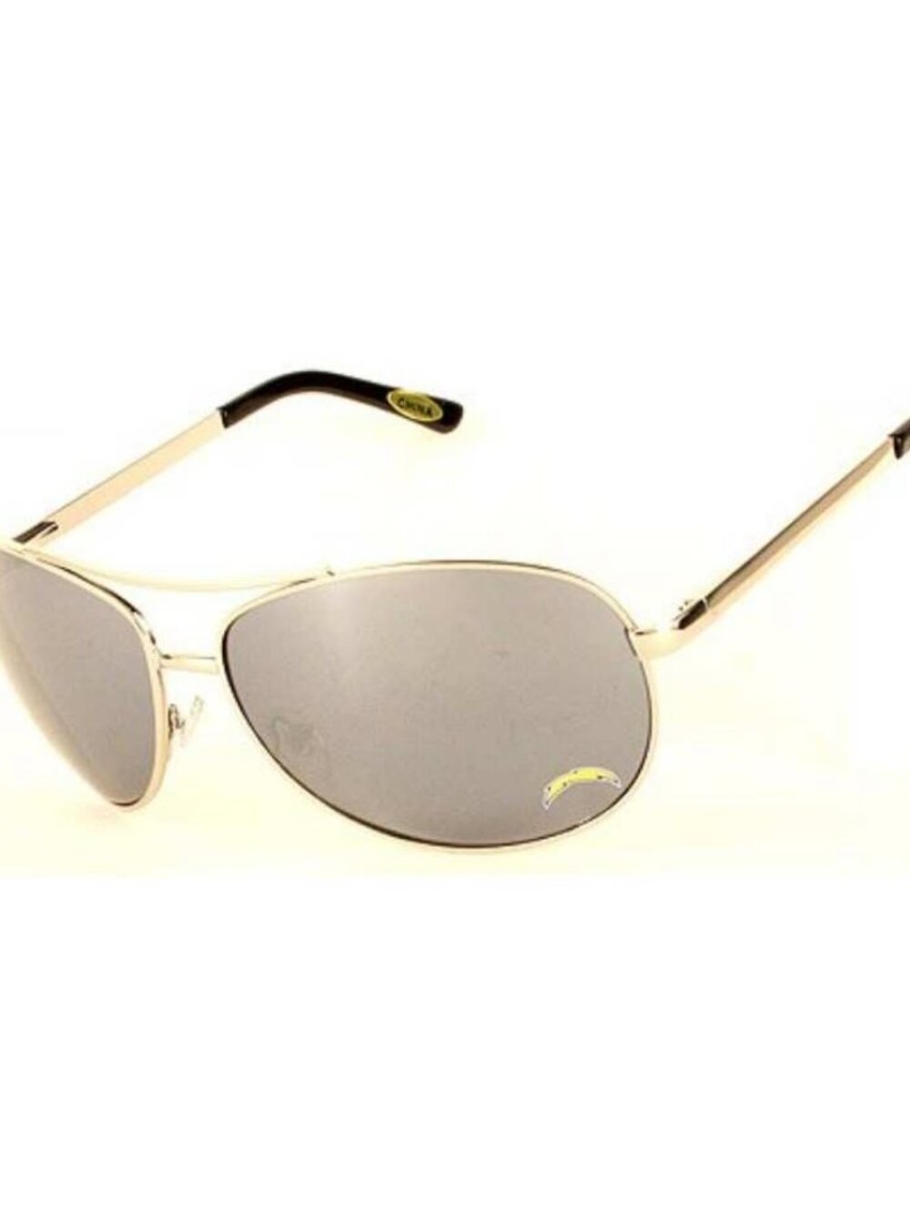 Los Angeles Chargers Sunglasses Mens Aviator Style Silver Frame NFL Licensed